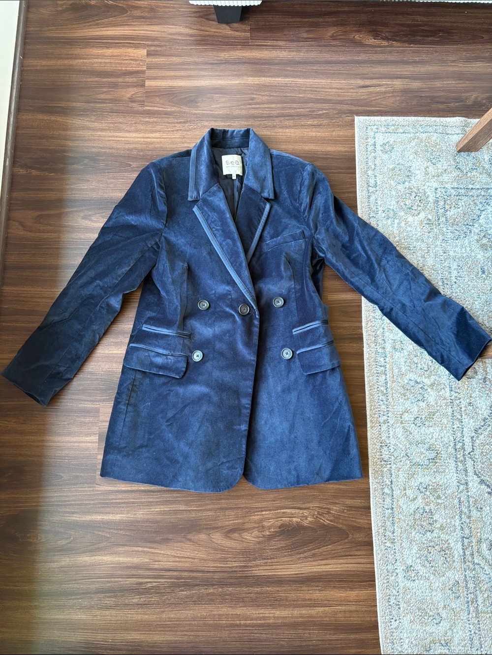 Sea New York Velvet Blazer - Picture 1 of 4